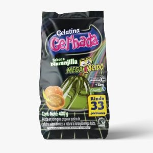 GELATINA MEGA ÁCIDO SABOR A NARANJILLA