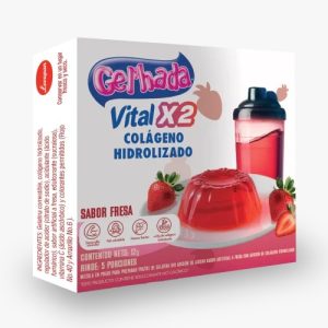 GELATINA VITAL X2 SABOR A FRESA