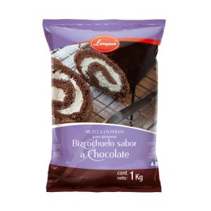 MEZCLA EN POLVO PARA PREPARAR BIZCOCHUELO SABOR A CHOCOLATE DE 1 KG