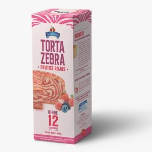 TORTA ZEBRA SABOR A FRUTOS ROJOS